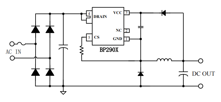 BP2902与BP2905典型应用电路图