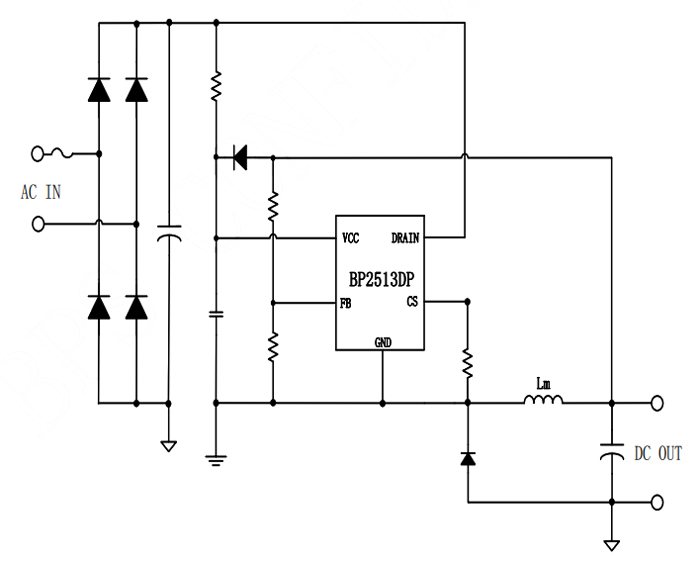 bp2513dp应用电路原理图
