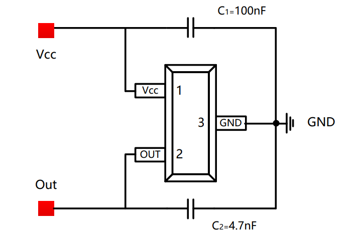 MT9103霍尔IC典型应用电路