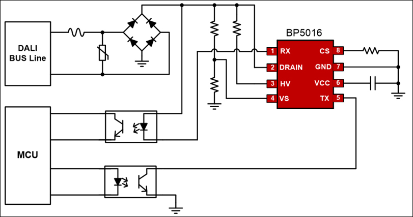 BP5016应用电路图