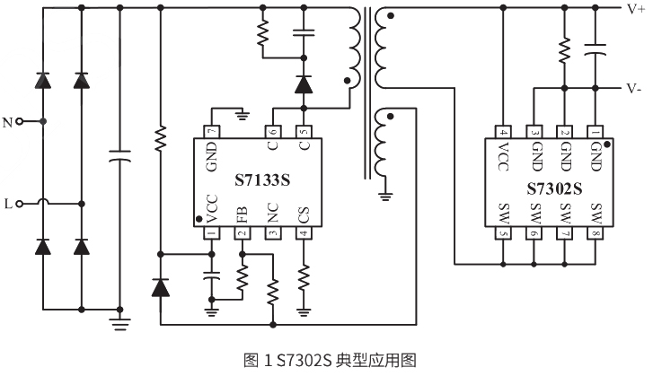 S7302S芯片典型应用电路图