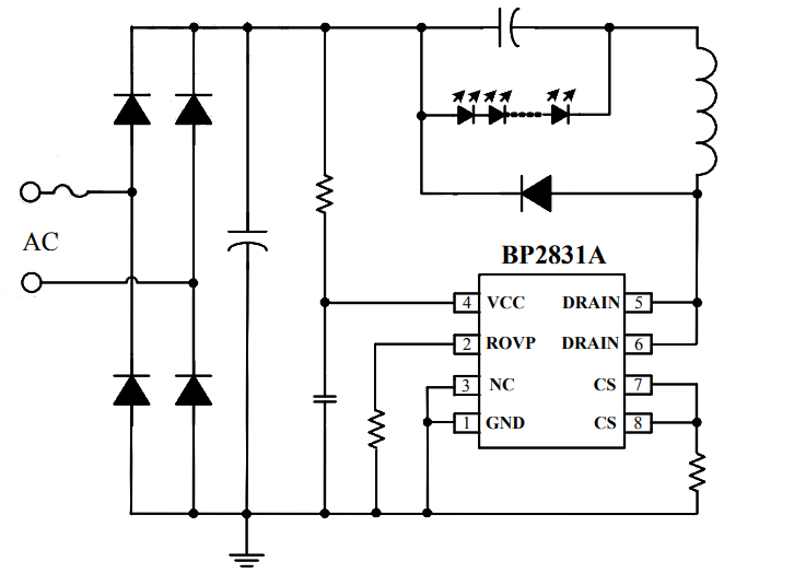 BP2831A实用电路图
