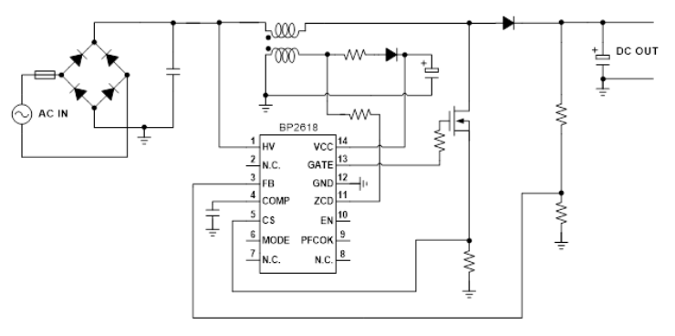 BP2618应用电路图