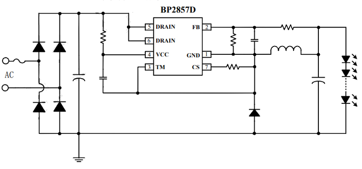 BP2857D应用电路图