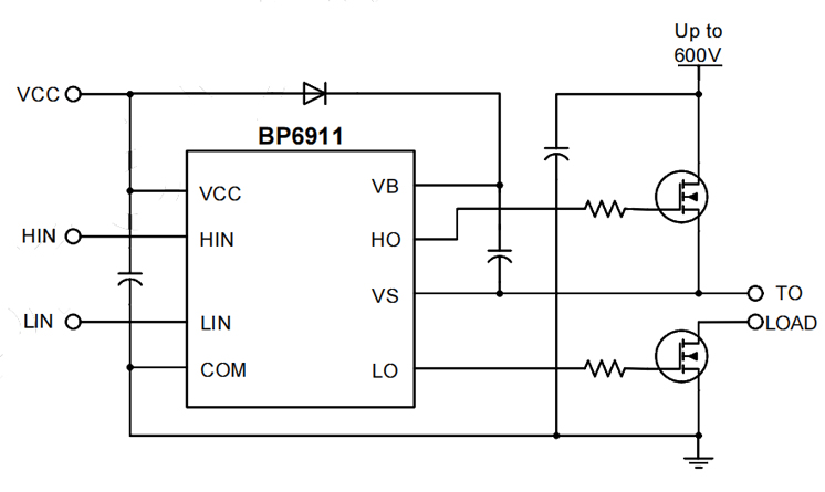 BP6911驱动芯片典型应用电路