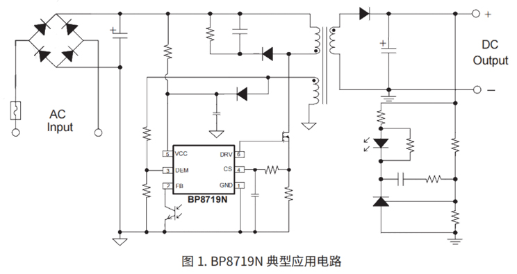 BP8719N应用电路图