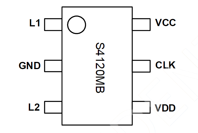6脚电源管理芯片S4120MB引脚