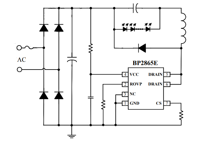 BP2865E典型路线电路图
