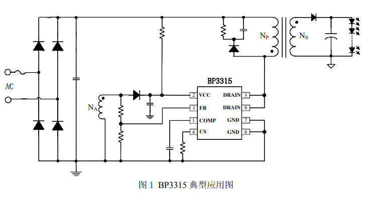 BP3315典型电路