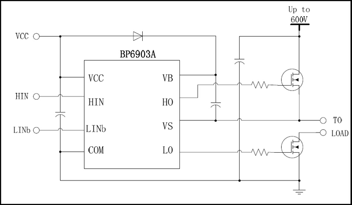 BP6903A芯片应用电路