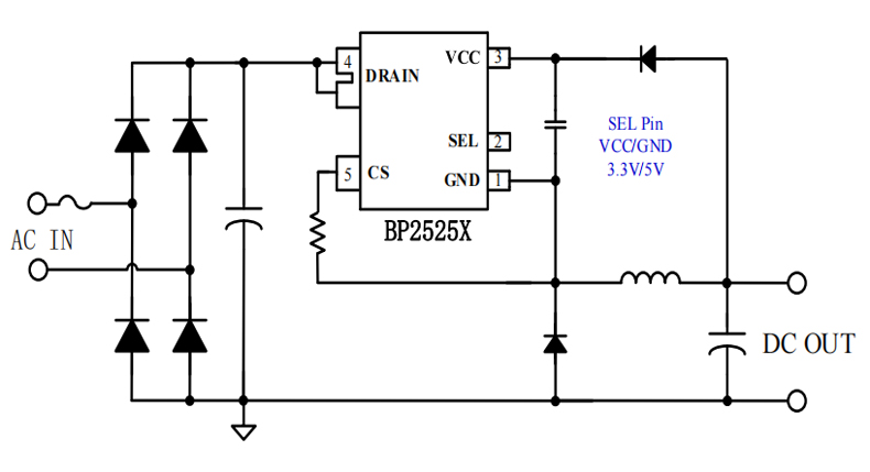 BP2525CH芯片电路原理图