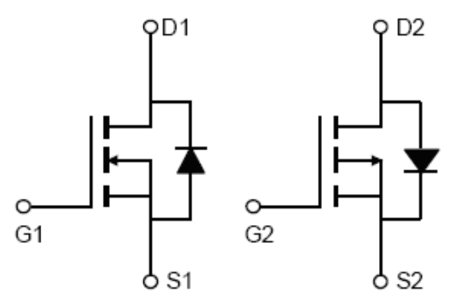 BPM0306CG典型应用示意图（左N右P）