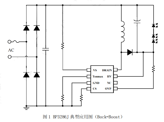 BP3286J芯片典型应用电路
