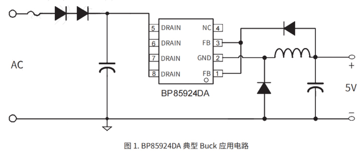 BP85924DA典型Buck应用电路