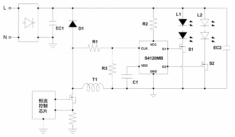 S4120MB典型应用电路图