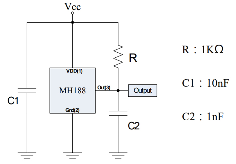 MH188典型应用电路